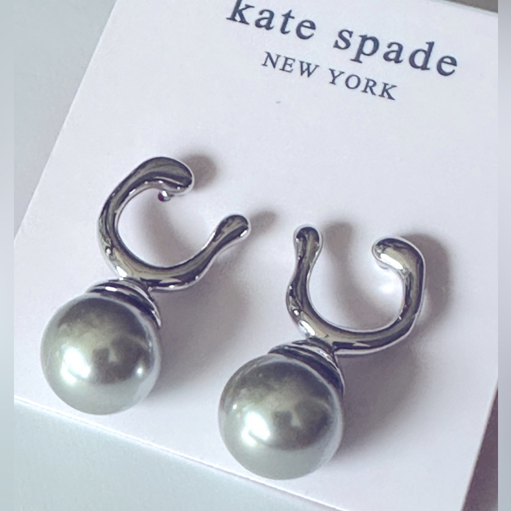NWT Pearl Drop Earrings Kate Spade.